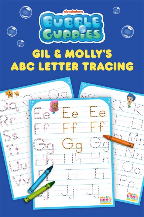 Alphabet Tracing Pages For Little Fins Nickelodeon Parents