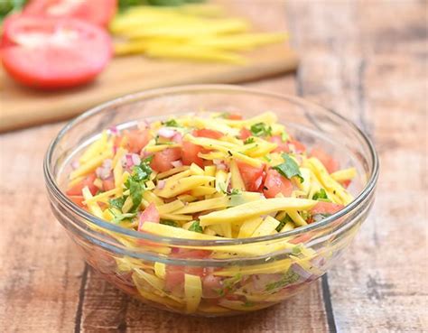 Filipino Mango And Tomato Salad Recipe Tomato Salad Food Recipes