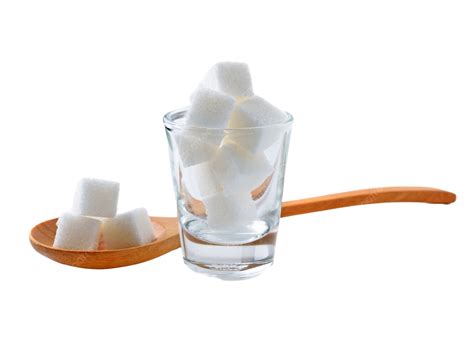 Sugar Cube On White Background Sweet Sugar Nobody Cube Png