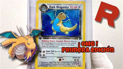 Dark Dragonite Dragonite Oscuro Primera Edici N Del Team Rocket