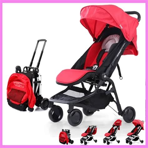 Travel System Airplane Folding Baby Stroller Umbrella High Landscape