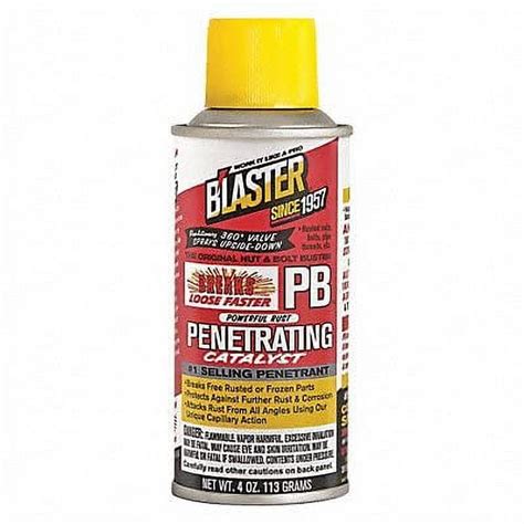 Blaster Penetrating Lubricant To F Petroleum Distillates