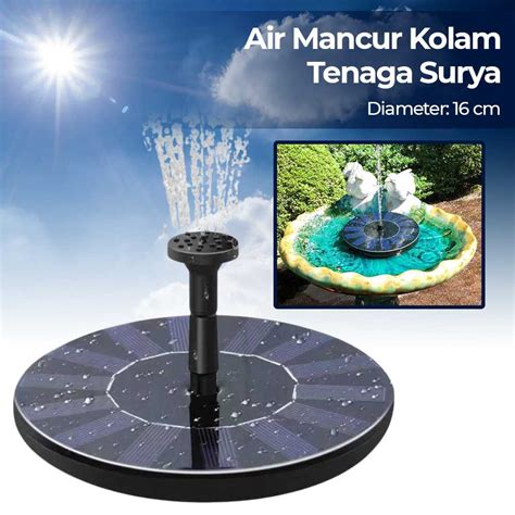 Jual Leking Air Mancur Kolam Tenaga Surya Solar Water Fountain