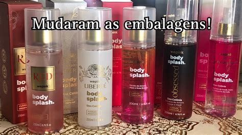 Primeiras impressões Body Splash We Pink Kit Liberté YouTube