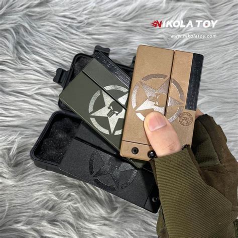 Nikolatoy™ Folding Pocket Cigarette Box Lighter Nikola Toy