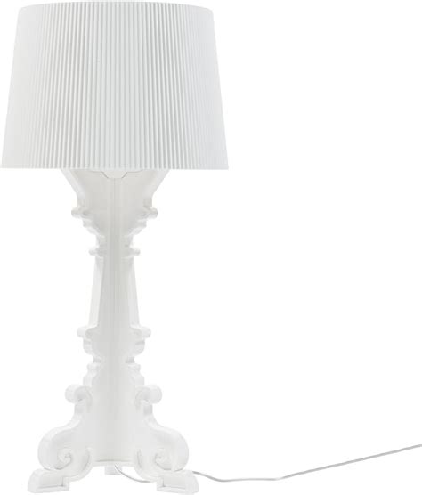 Kartell Bourgie L Mpara Metalizada Color Blanco Dorado