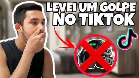 LEVEI UM GOLPE NO TIKTOK YouTube