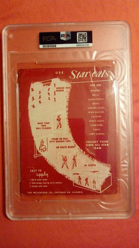 Star Cal Decal E Willie Mays Type Psa Authentic Ebay