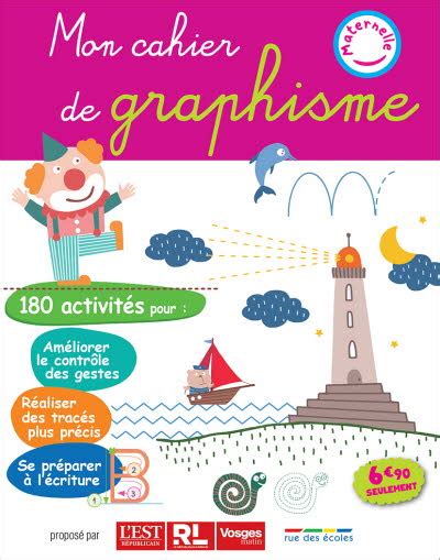 Mon Cahier De Graphisme Maternelle La Boutique Lest R Publicain