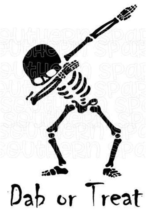 Dabbing Skeleton Svg Dxf Etsy