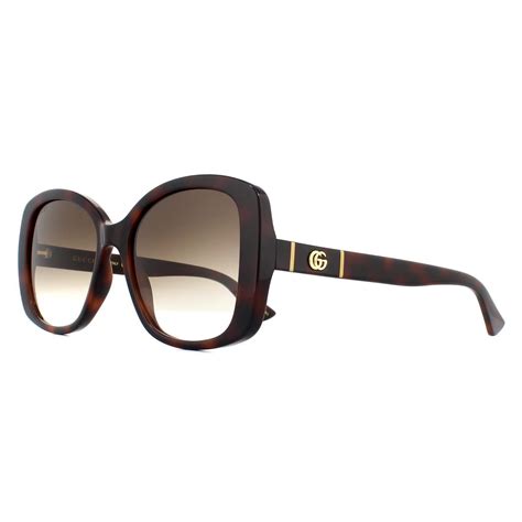 Gucci Sunglasses Gg0762s 002 Havana Brown Gradient Ebay