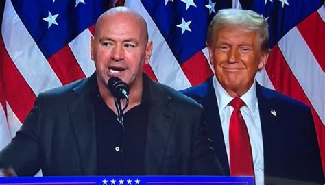 Watch Ufc President Dana White Delivers Speech Alongside Donald Trump