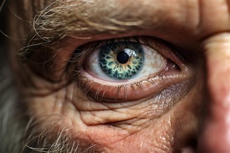 Concepto De Primer Plano Del Ojo Humano Foto Premium