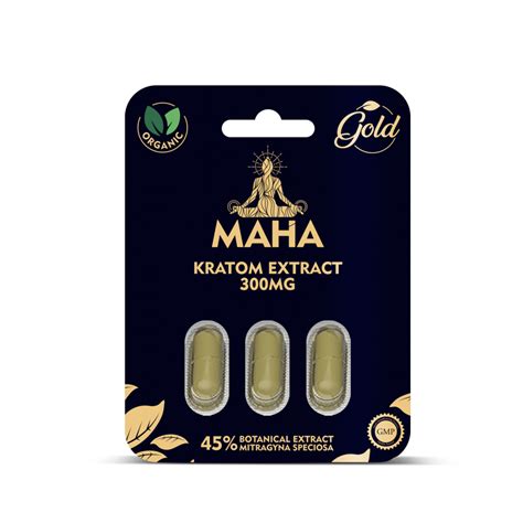 Gold Extract Capsules By Maha Kratom KratomGuys