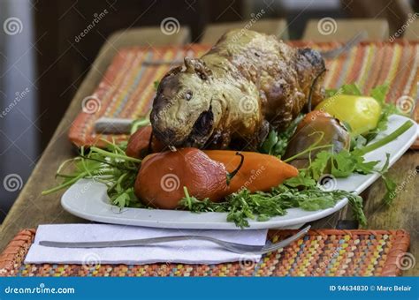 Roasted Guinea Pig, Traditional Meal in Peru Stock Photo - Image of culture, disgust: 94634830