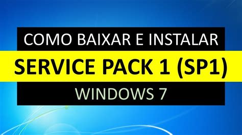 Como Instalar O Service Pack No Windows M Todo Offline Youtube