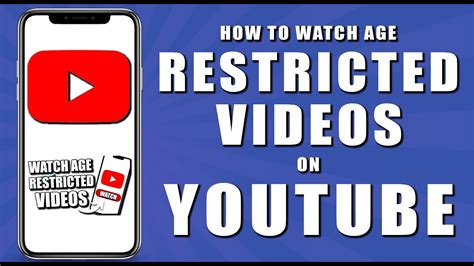 How To Watch Age Restricted Videos On Youtube Youtube