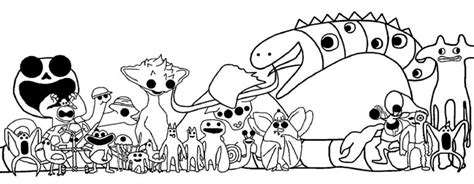 Coloring Pages Garten Of Banban Coloring Pages