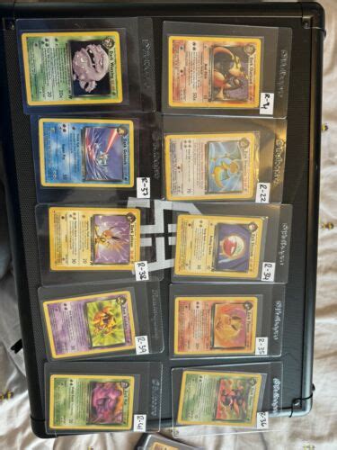 Part Complet Team Rocket Set Pokémon Including Dark Charizard Holo