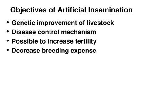 Ppt Artificial Insemination Powerpoint Presentation Free Download