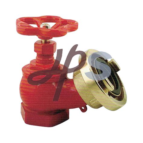 Brass Landing Fire Hydrant Angle Valve L Brass Fire Hose Valve And