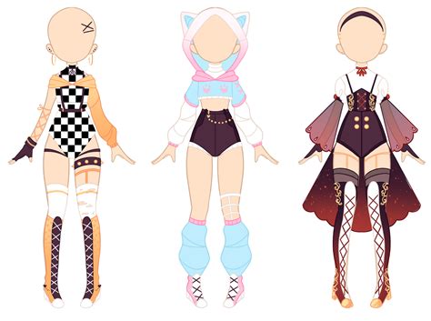 Outfit Adopts Open By Crem Shop On Deviantart