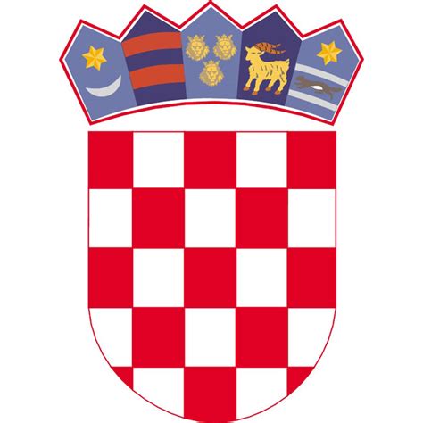 Croatia Crest Royalty Free Stock Svg Vector