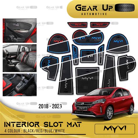 𝗜𝗡𝗧𝗘𝗥𝗜𝗢𝗥 𝗦𝗟𝗢𝗧 𝗠𝗔𝗧 Perodua Myvi G3 Gen3 Facelift 2018 2024