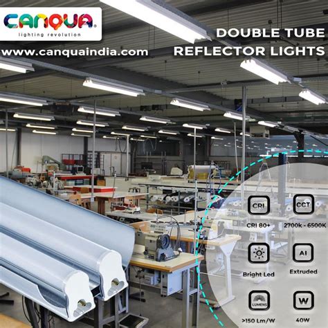 LED DOUBLE REFLECTOR TUBE Tube Light Reflectors Industrial Lighting