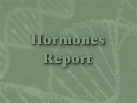 Hormones Report — Amanda King Dipcnm Manp Naturopathic Nutritionist