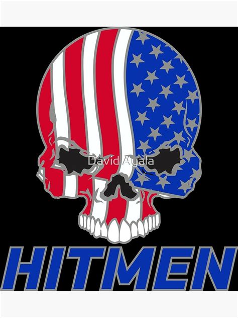 Hitmen Sports Logo Poster By Davidayala Redbubble