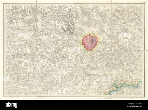 OS #66 Mid Norfolk & The Broads. Norwich Wyndham Beccles East Dereham 1838 map Stock Photo - Alamy