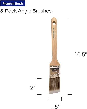 Pro Grade Paint Brushes Paint Brush Set 3 Ea 1 5A SC ArtBeek