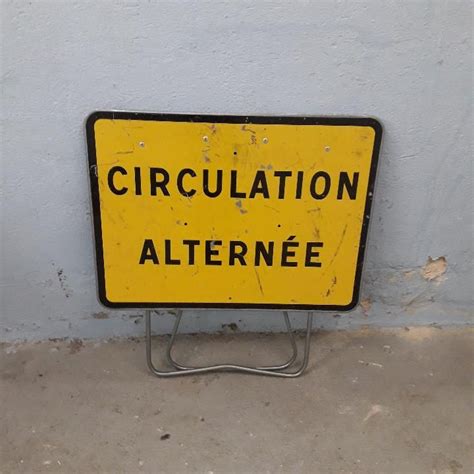 Panneau De Circulation Alternee Temporaire Kc