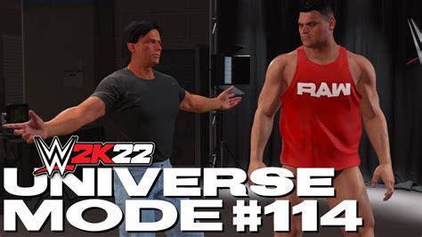 Wwe 2k22 Universe Mode Team Raw Assemble 114 Youtube