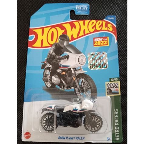 Jual HOT WHEELS BMW R NINE T RACER SEPEDA MOTOR PUTIH FACTORY SEALED