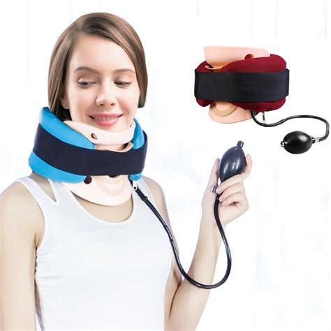 Cervical Vertebra Tractor Inflatable Adjustable Neck Brace Supporter