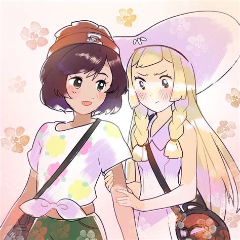 Pokemon Sun Moon Lillie And Trainer Art By Magical Ondine Free Nude