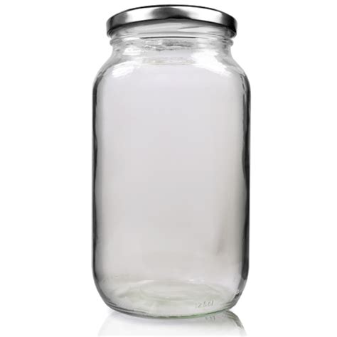 1250ml Clear Glass Food Jar With Lid Ampulla 0161 367 1414