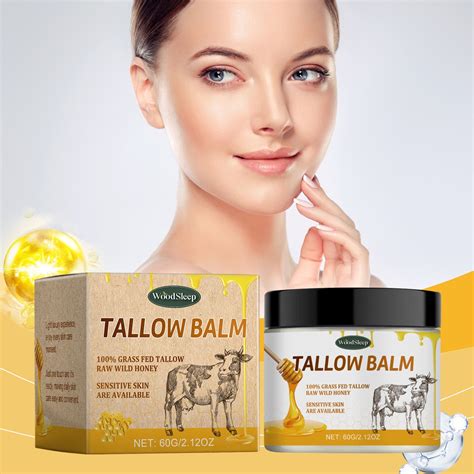 Njagoc Beef Tallow Cream Grass Feed Cow Tallow Balm For Skin Care Face