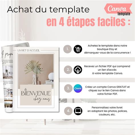 Livret Daccueil Airbnb Fran Ais Pages A Template Canva Etsy France