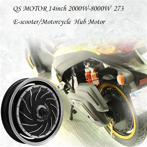 Qsmotor Inch W H V Electric Bldc Wheel Hub Motor E Smart Way