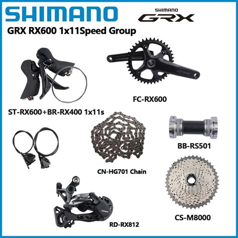 SHIMANO GRX RX600 1x11s Grupa Do Rower W Szosowych 170MM 172 5MM 40T RD