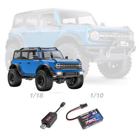 Mini Traxxas TRX 4M Ford Bronco 1 18 Brushed