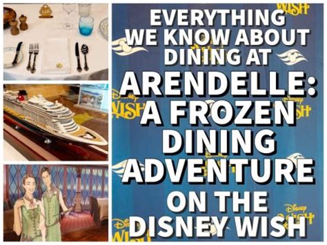 Arendelle A Frozen Dining Adventure On The Disney Wish A Guide