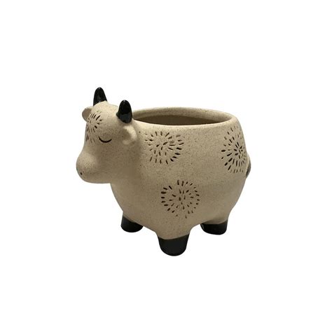 Sonoma Goods For Life Cow Planter White Ceramics Ideas Pottery