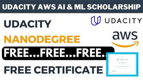 Udacity Aws Ai Ml Scholarship Program Get Udacity Nanodegree