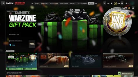 All Warzone 3 Year Anniversary Gift Pack rewards and how to redeem them - Dot Esports