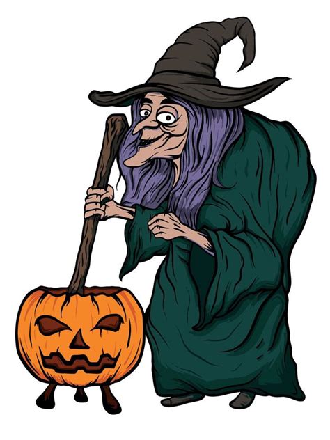 Illustration of halloween hag 12700305 Vector Art at Vecteezy