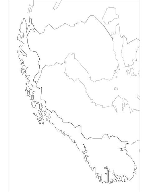 Mapa Konturowa Norwegia MapyKonturowe